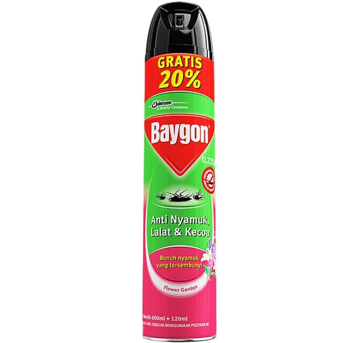 BAYGON AEROSOL FLOWER GARDEN 600ML