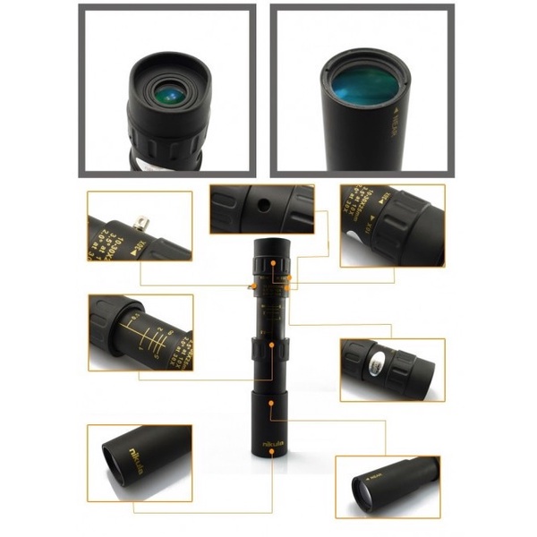 AKN88 - NIKULA 10-30x25 FULLSET - Portable Telescope with Tripod Phone Holder