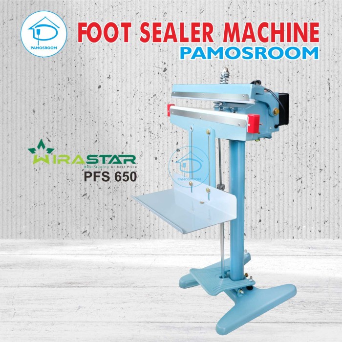 

Wirapax by Hualian Pedal Sealer / Foot Sealer PFS-650(10mm) Garansi