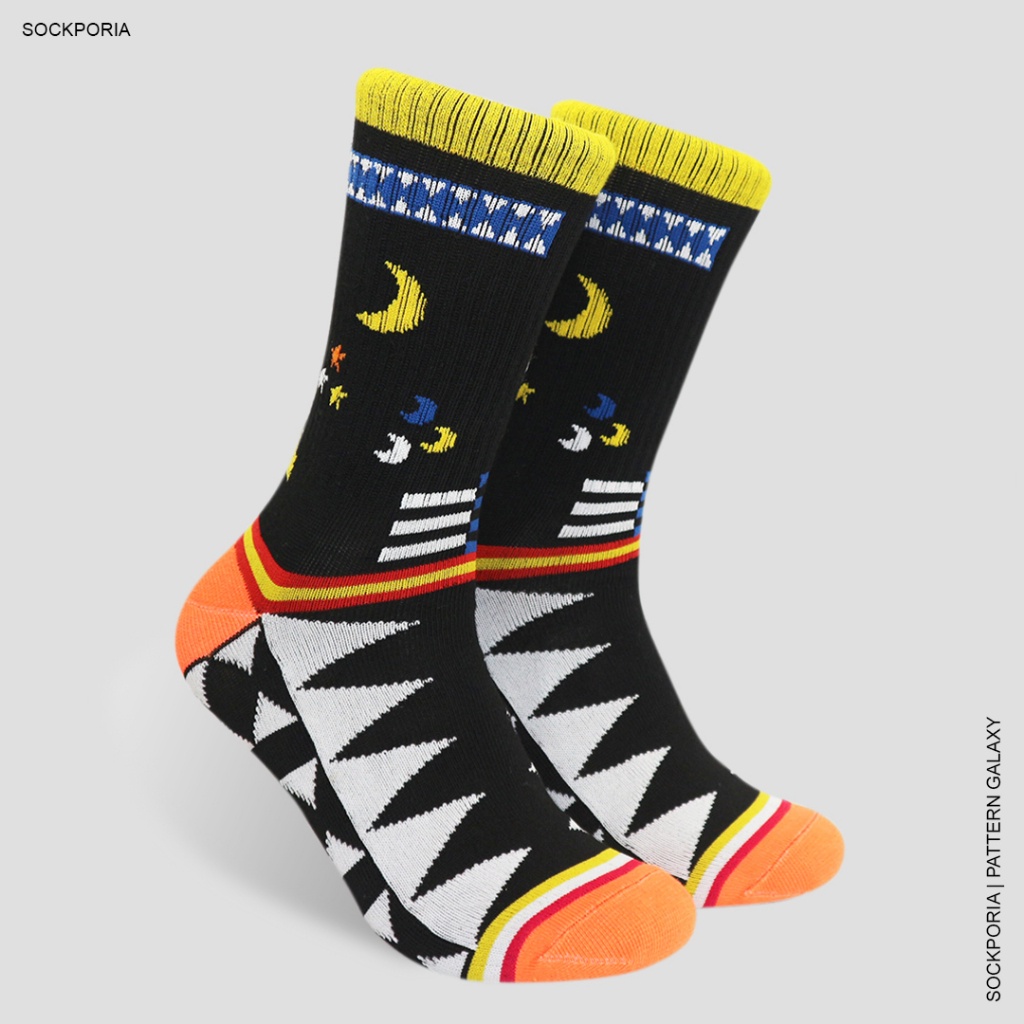 Slop Kaos Kaki Motif Tribal - Galaxy