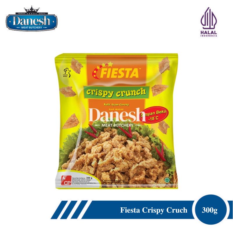 Makanan Instan Fiesta Crispy Crunch 300gr Kulit Ayam Krispi Enak Dan Renyah By Daneshmeat_butchery