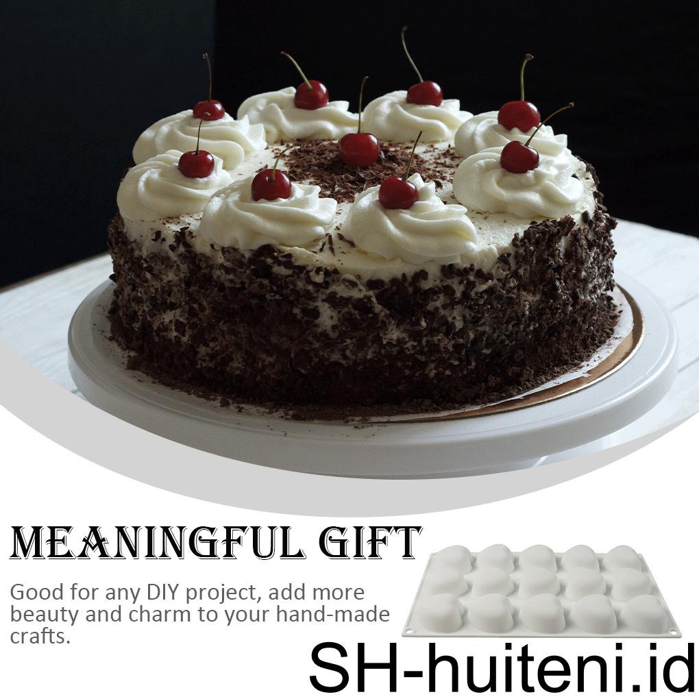 Cetakan Fondant Perlengkapan 15kisi Cetakan Timbul Buatan Tangan Alat Dekorasi Kue DIY Candy Casting Die Hajatan Dessert