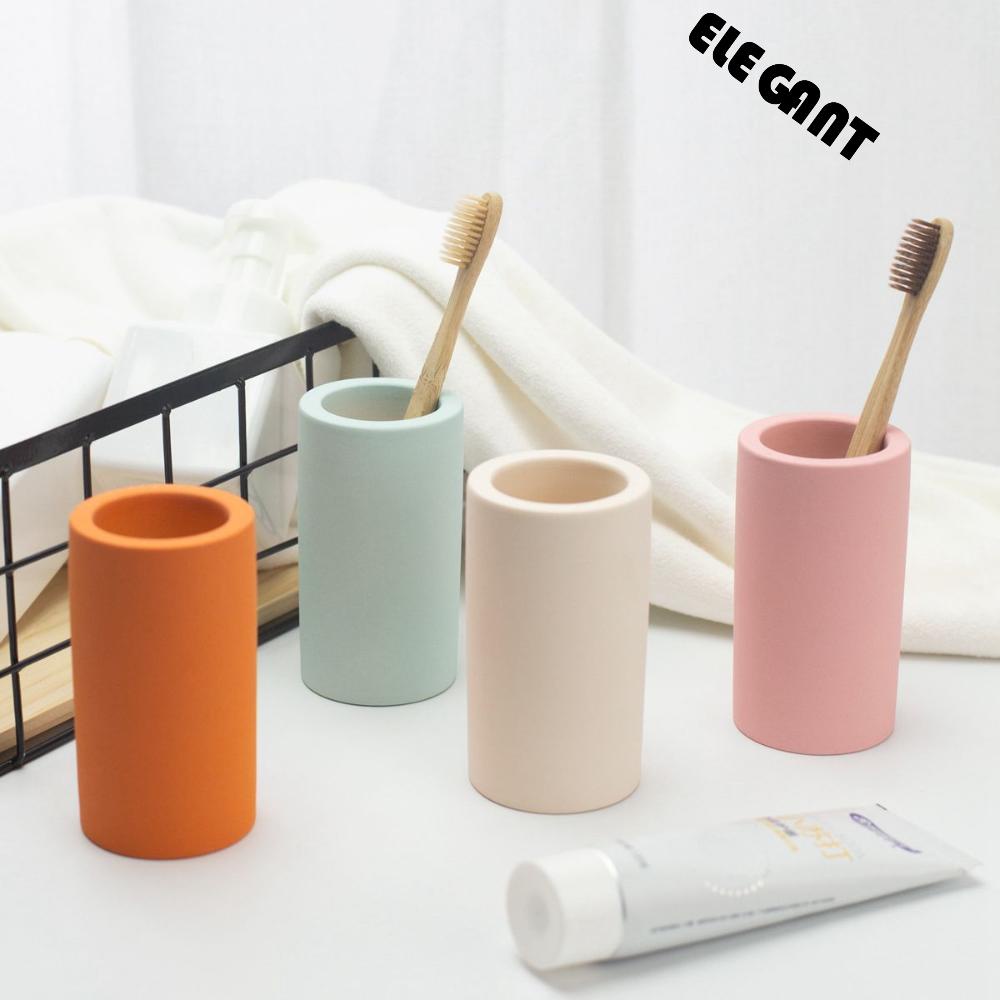 【 ELEGANT 】 Tempat Sikat Gigi Kamar Mandi Botol Serap Air Cepat Kering