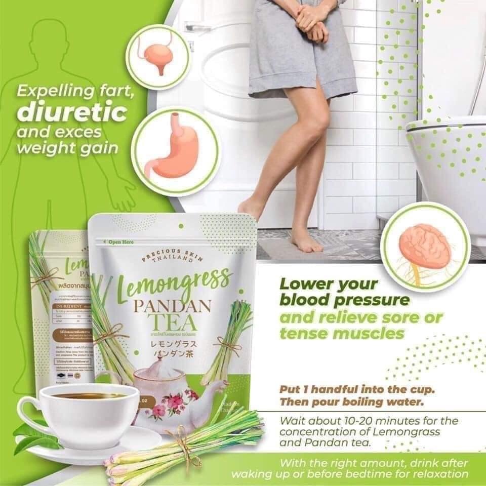 LEMONGRESS PANDAN DETOX TEA THAILAND
