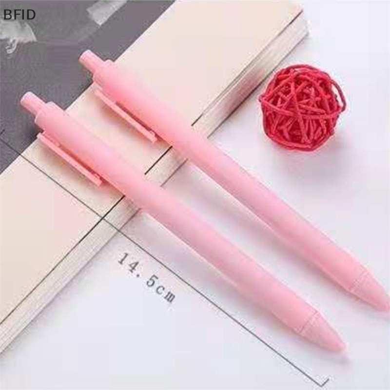 [BFID] Macaron Candy Color Retractable Gel pen Refills Rod Set 0.5 mm Bolpoin Kawaii Press pen [ID]