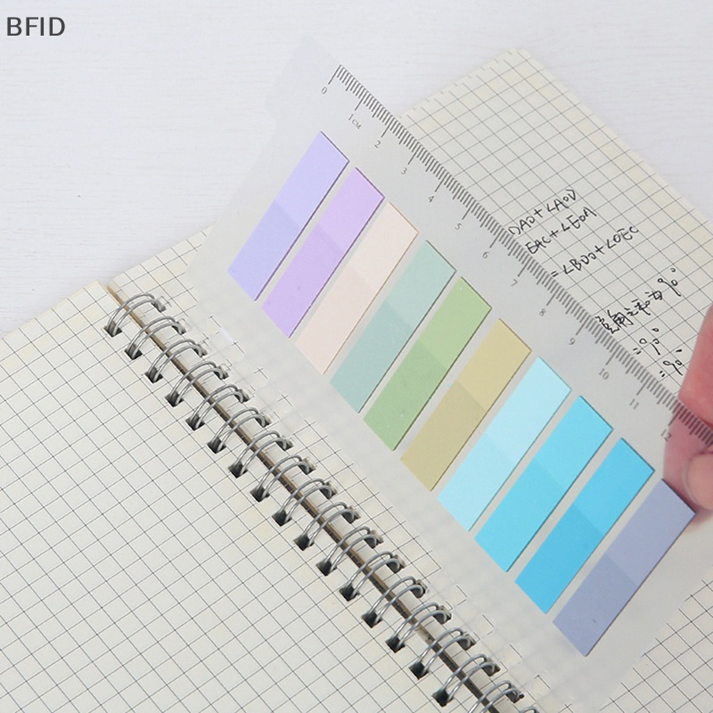 [BFID] 1set Label Indeks Perekat Diri Warna-Warni Sticky Notes Memo Pad Label Note Bookmark Notepad Perlengkapan Alat Tulis Kantor Sekolah [ID]