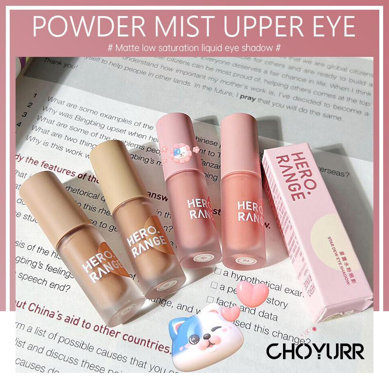 【COD】HERORANGE Eyeshadow Liquid 2 In 1 Eyeshadow / Blusher Matte Low Saturation Alami -CH