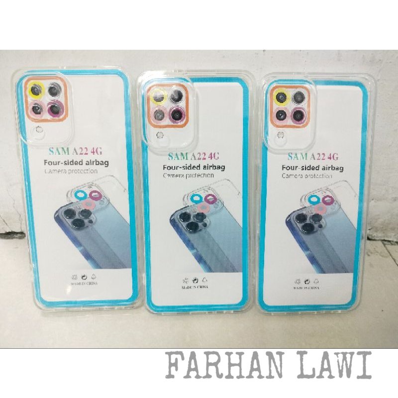 CASE/SOFTCASE BENING TRANSPARAN SPACE TPU SAMSUNG A22 4G/M22 4G SLIKON CASING