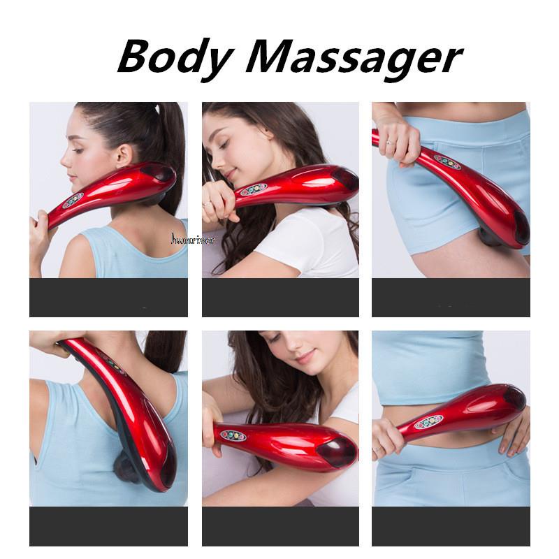 Alat Pijat Elektrik Terapi Infrared Dolphin Massager / Alat Pijat Dolphin / Alat Pijat serbaguna alat pijat punggung free 3*Pijat kepala