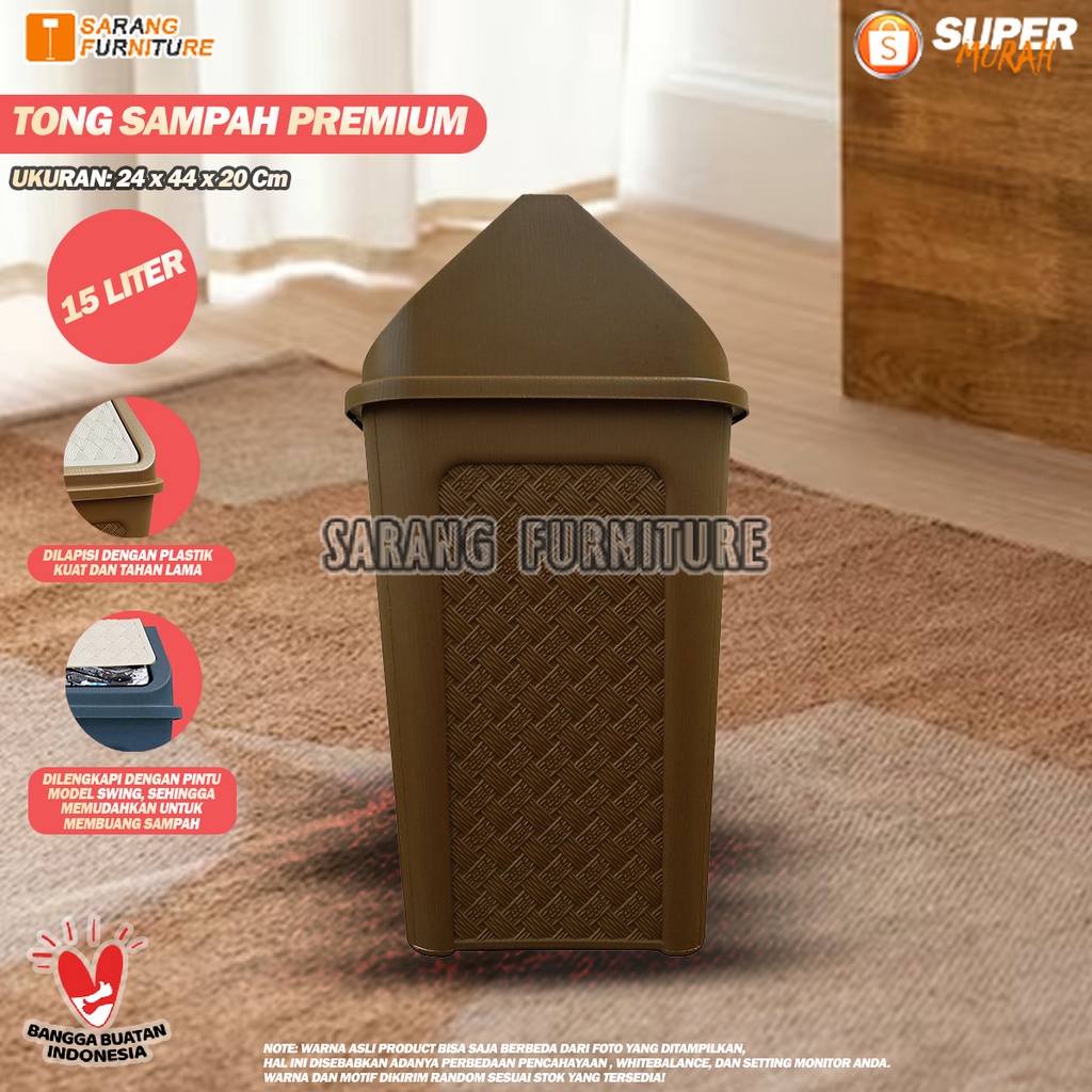 Tempat Sampah Tong Sampah SWING Tempat Sampah CLUB DBR 15L Original Dust Bin 15 Liter