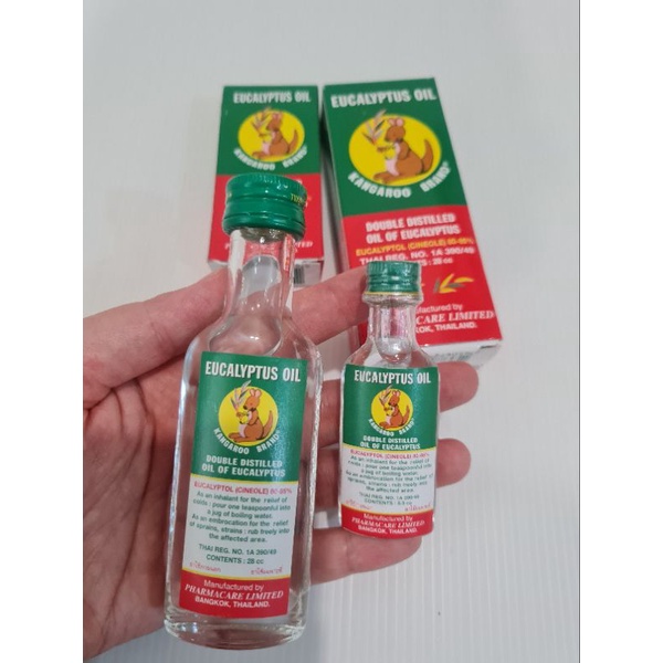 JRMM EUCALYPTUS OIL KANGAROO BRAND MINYAK KAYU PUTIH ORIGINAL THAILAND