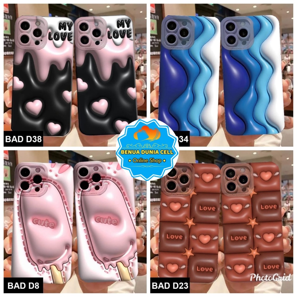 REDMI NOTE 12PRO 4G SOFTCASE MOTIF AKSEN 3D XIAOMI REDMI NOTE 12 PRO 4G - BDC