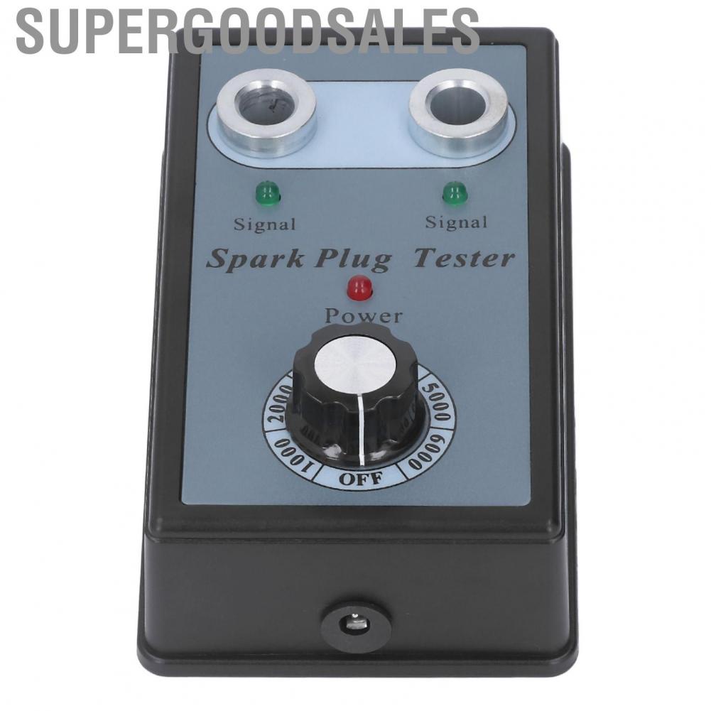 Supergoodsales Spark Plug Tester Tool US 100‑240V Engine Ignition Coil Adjustable Easily Observe for Car