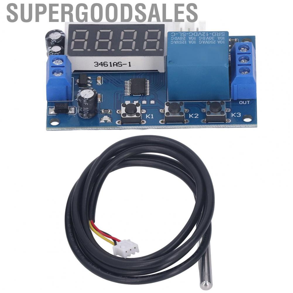 Supergoodsales Digital Temperature Control Board  Wide Voltage Operation PWM  Module 4 Wire Easy Installation for PC Alarm