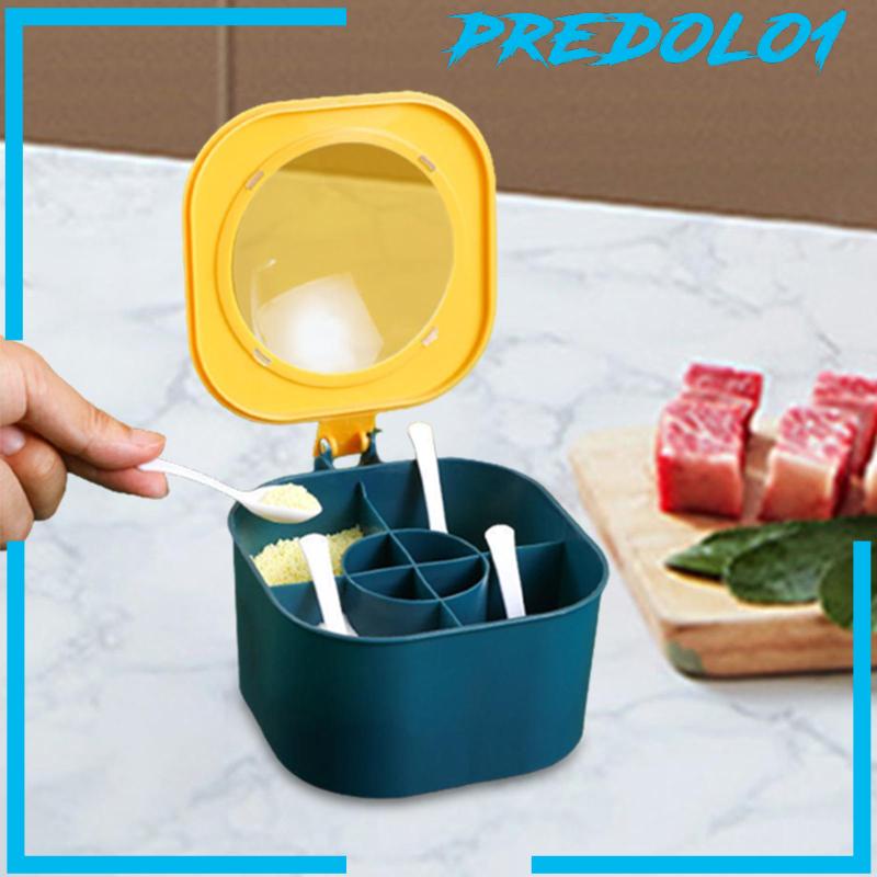 [Predolo1] Tempat Penyimpanan Bumbu Wadah Bumbu Multifungsi Untuk Memasak Restoran