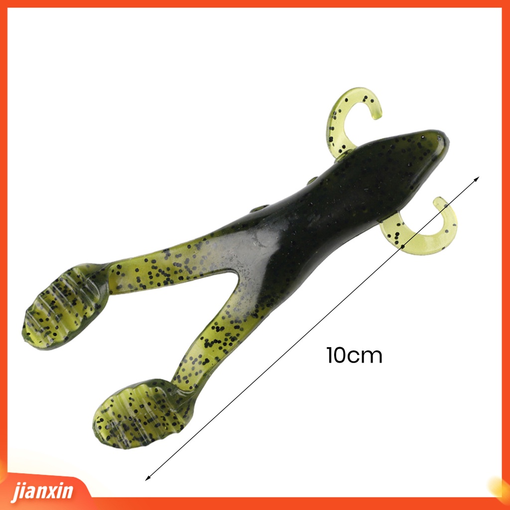 (In Stock) 10cm /11.9g Umpan Pemikat Kodok Berkaki Empat Dengan Serpihan Glitter Lembut Fleksibel Renang Yang Sangat Disimulasikan Umpan Bionik Memancing Memancing Perlengkapan Memancing
