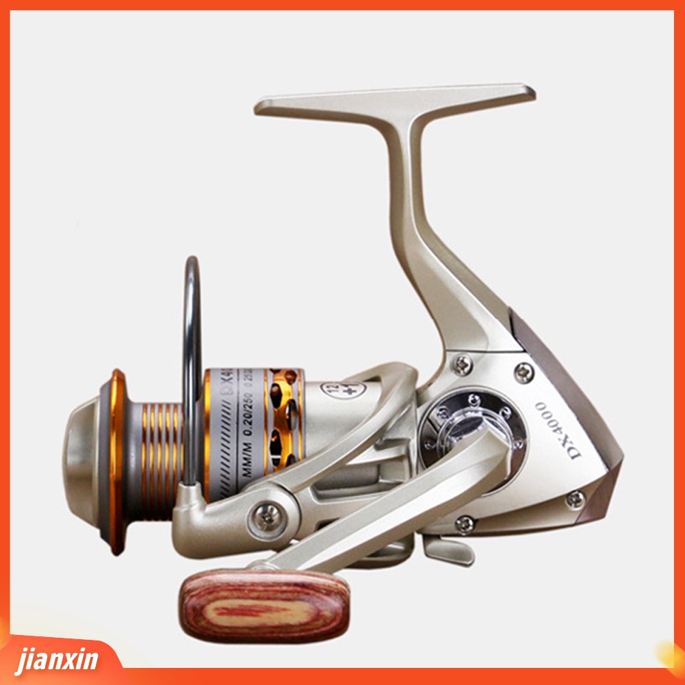 (In Stock) Roda Troli Gulungan Pancing Spinning Tangan Kanan Kiri Metal Profesional 12 +1BB