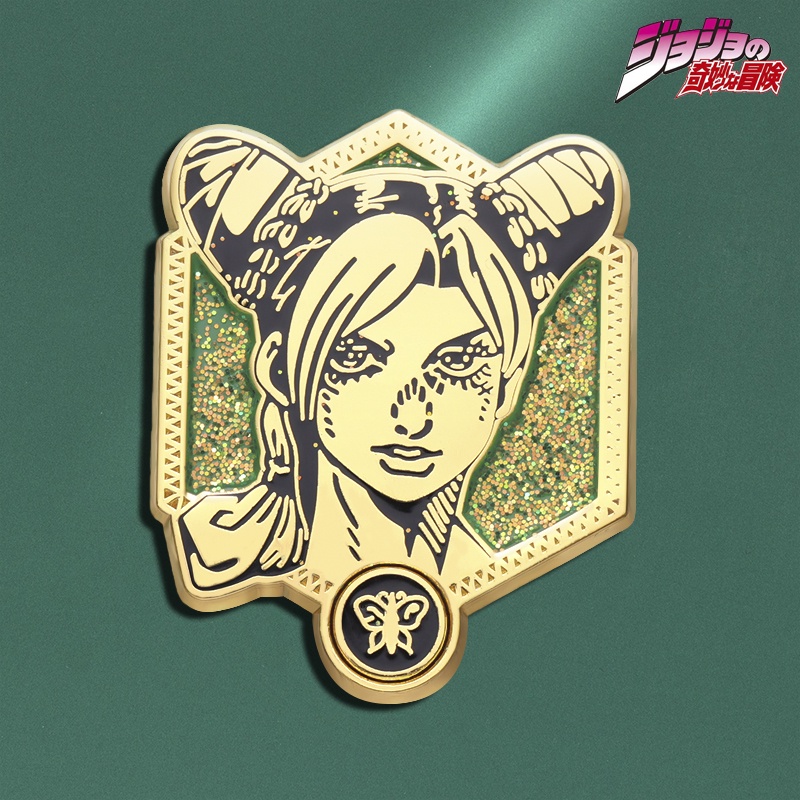 Jojo's Bizarre Adventure Stone Sea Xu Lun Bros Enamel Pin Lencana Aksesoris Hadiah