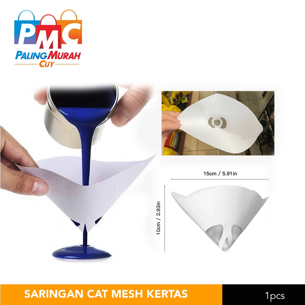 

SARINGAN CAT MESH KERTAS Saringan Cat Kertas Nylon Sekali Pakai