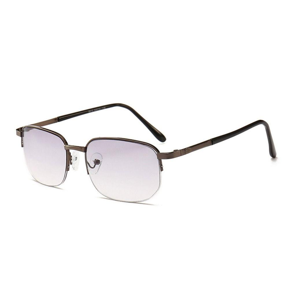 LILY Kacamata Baca, Frame Vintage Ultra Ringan, Kacamata Hiperopia Pelindung Mata Bifocal Portabel Nyaman Untuk Pria Wanita