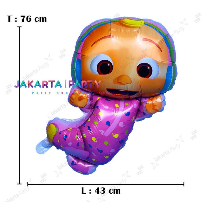 Balon Karakter Bayi Baby Jhon / Balon Karakter Semangka Baby Jhon