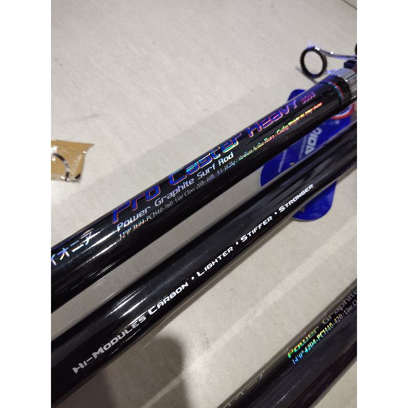 Joran Pioneer Surf Pantai Pasiran Pro Caster Heavy pilihan 420 450
