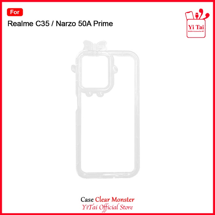 YI TAI - YC41 Case Clear Monster Realme C35 Narzo 50A Prime