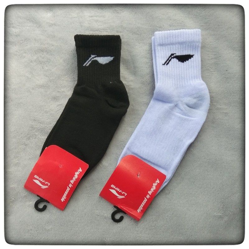 Kaos Kaki Sport LI Ning | Kaoskaki Badminton Bulutangkis Lining | Kaos Kaki Olahraga Pendek