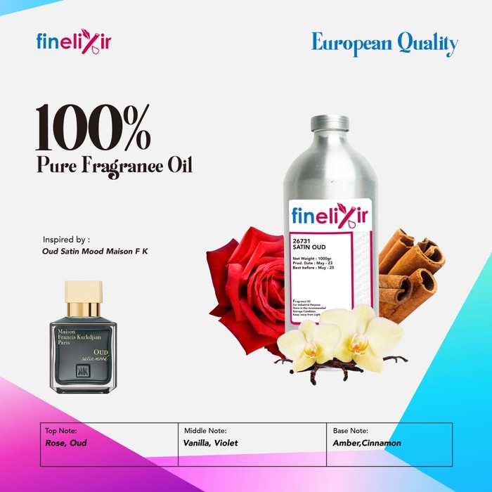 BIBIT PARFUM MURNI OUD SATIN MM FK