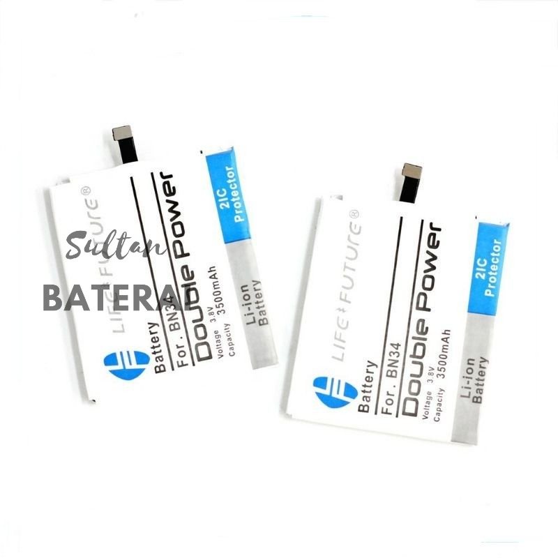 BATTERY BATERAI BATRE XIAOMI REDMI 5A / BN 34 / BN34 / BN-34 DOUBLE POWER LIFE FUTURE