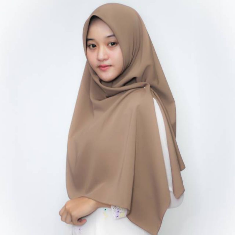 COD jilbab wolfis 130x130/wolfis 130x130/segi empat wolfis jumbo warna coksu/kerudung wolfis130x130 