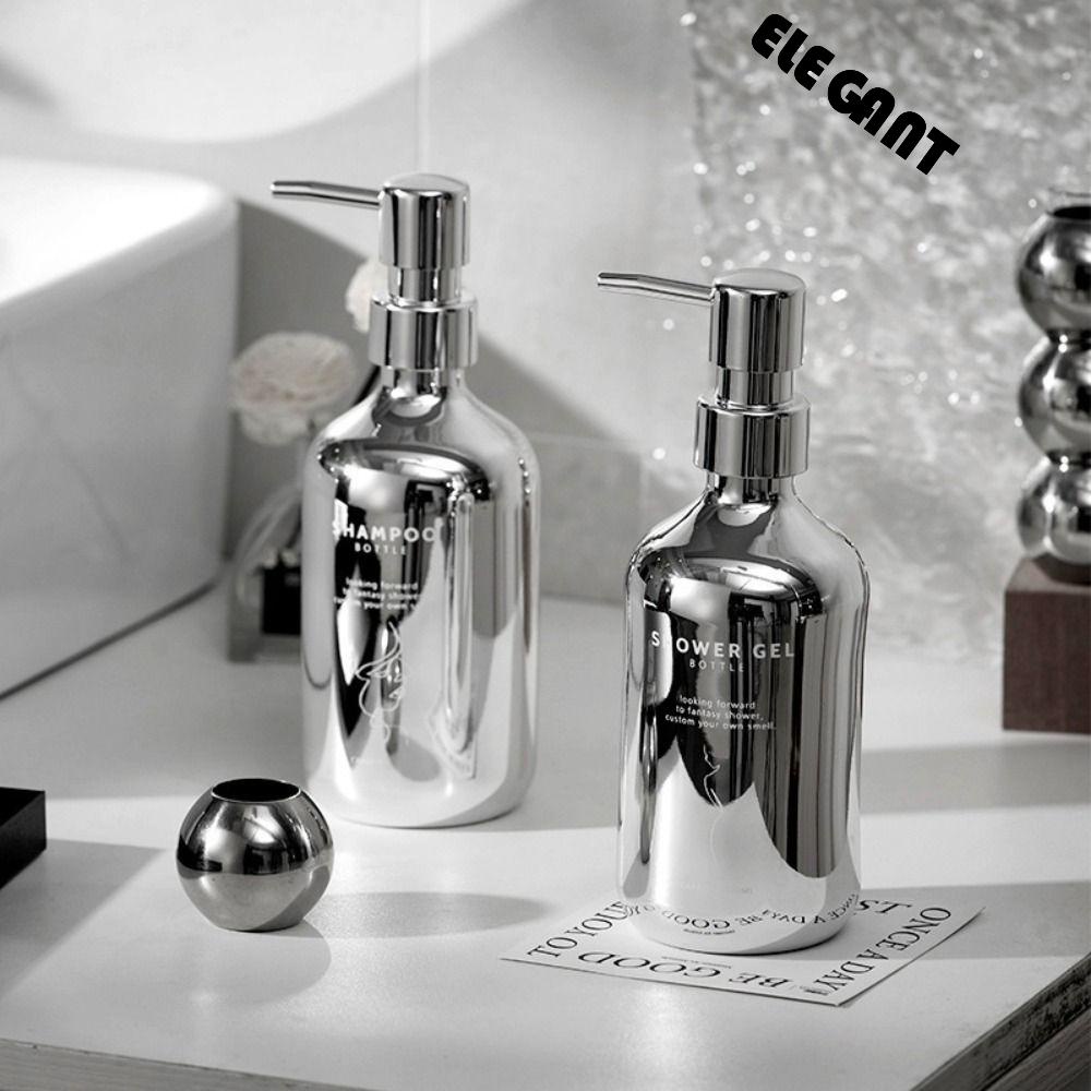 【 ELEGANT 】 Botol Shampo Isi Ulang 500ml Fashion Kamar Mandi Aksesoris Dapur Sanitizer Bottle Lotion Bottle Shower Gel Hand Soap Dispenser