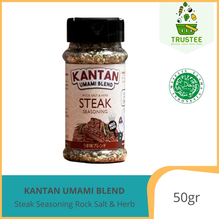 

Kantan Umami blend - Rock Salt & Herb Steak Seasoning - Bumbu steak