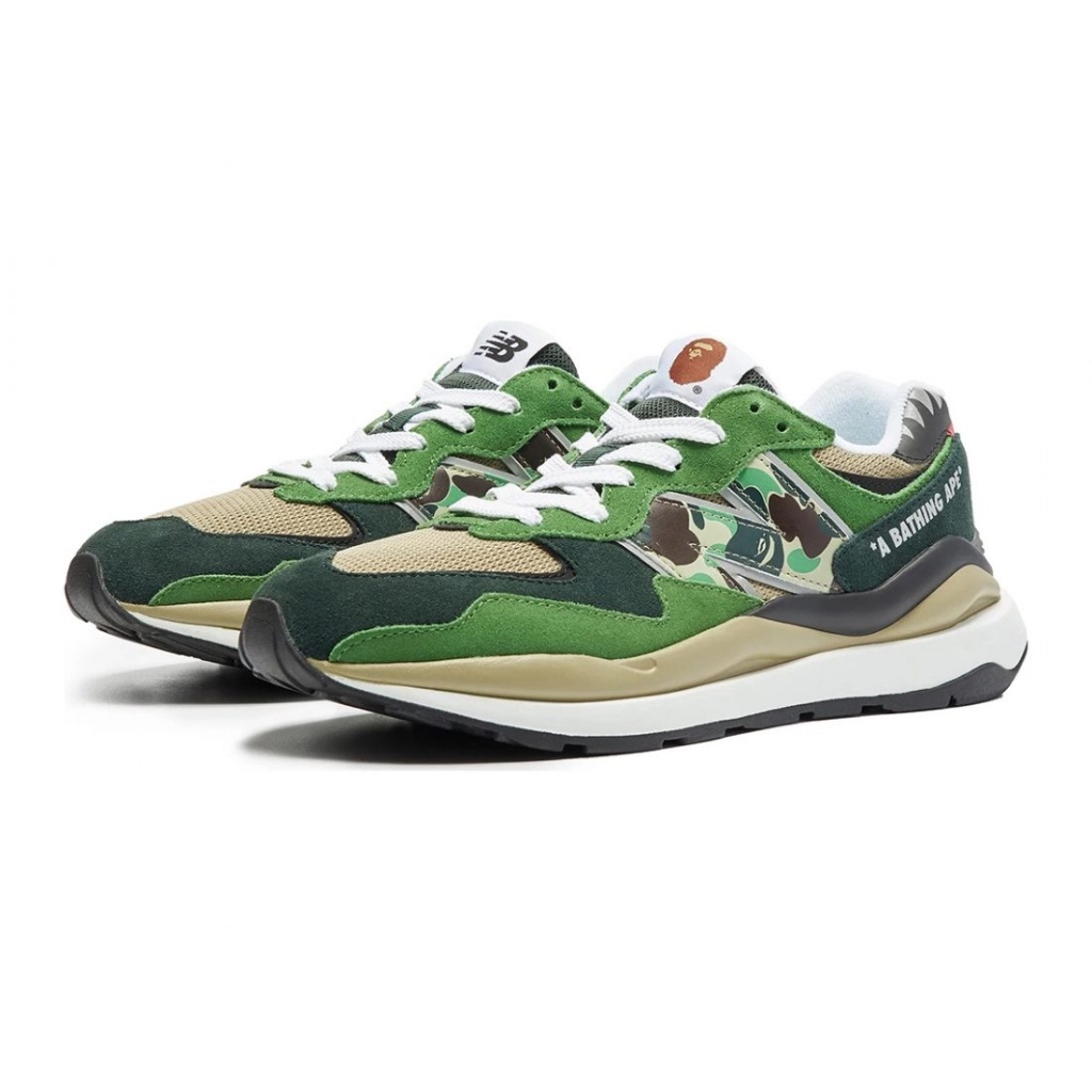 SEPATU NB 5740 BAPE GREEN HIGH PREMIUM ORIGINAL