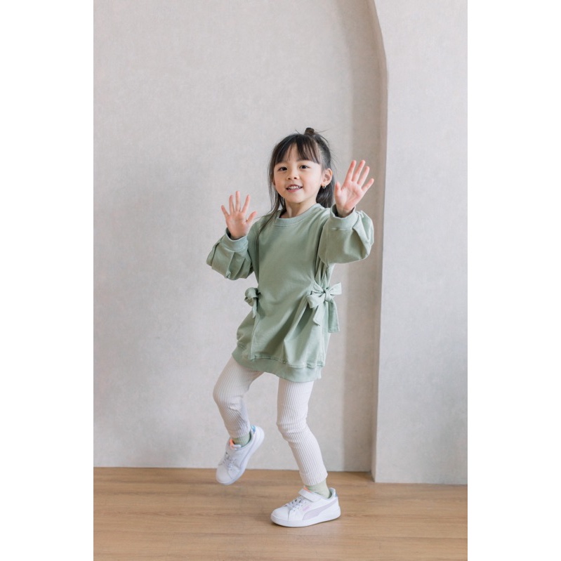 LUELLE BELL &amp; BO / LUELLE LONG SWEAT SHIRT /OVERSIZE TEE/DRESS GIRL/ sweater oversize anak / sweater anak