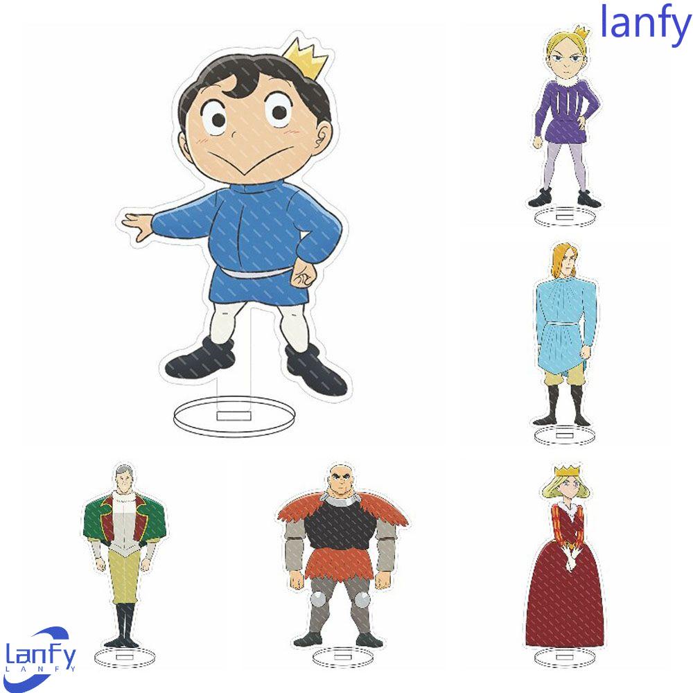 LANFY Pangkat Raja Berdiri Anime Lucu Koleksi Mainan Pangkat Raja Bojji Akrilik Figure Model Plat