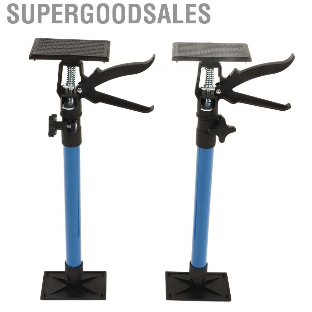 Supergoodsales Hanging Cabinet Support Rod  Non Slip Stainless Steel Nylon Extendable 2Pcs Pole Robust Easily Adjusting with 4  for Home Decoration