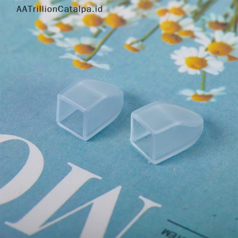 Aatrillioncatalpa 10Pcs Nipper Cover Lengan Pelindung Untuk Kuku Kutikula Gunting Pinset Cap ID