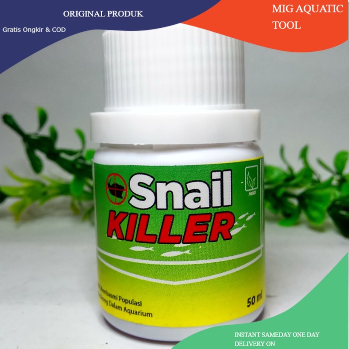 OBAT PEMBASMI KEONG HAMA Snail Killer Mengatasi Keong Hama Aquascape 50 ml