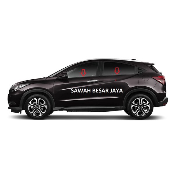 Weather Strip Karet Pelipit Plipit List Lis Garnish Bawah Kaca Pintu Luar Honda HRV HR-V S E Prestig