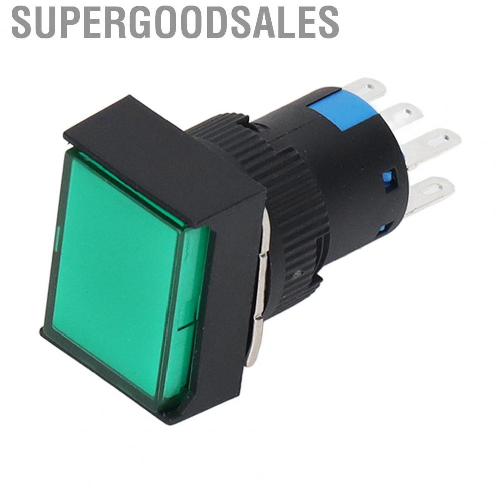 Supergoodsales Pushing Switches  5A Working Current 25pcs Push Button Switch AC 0‑240V for Control