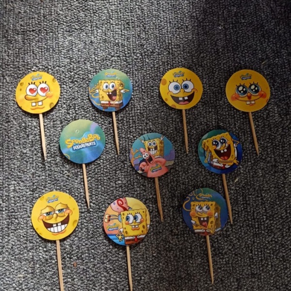 Spongebob Cake Topper Prints