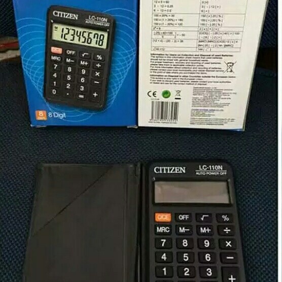 

KALKULATOR LC-110N - Kalkulato Saku / Pocket Calculator LC110N