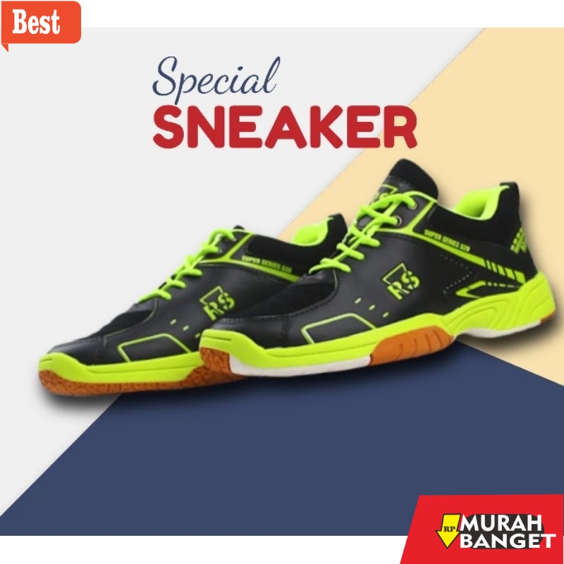 Sepatu bulu tangkis terbaru- Sepatu RS sport pria spatu badminton