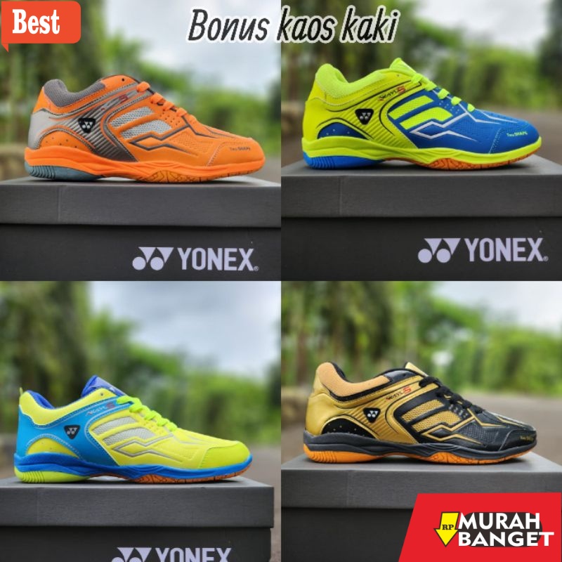 Sepatu bulu tangkis terbaru- sepatu badminton yonex akayu s terbaru/sepatu olahraga yonex eclipsion/