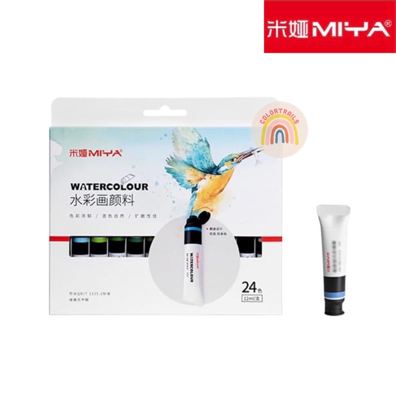 

Miya Watercolor 18 Tube / Watercolour Cat Air Pasta