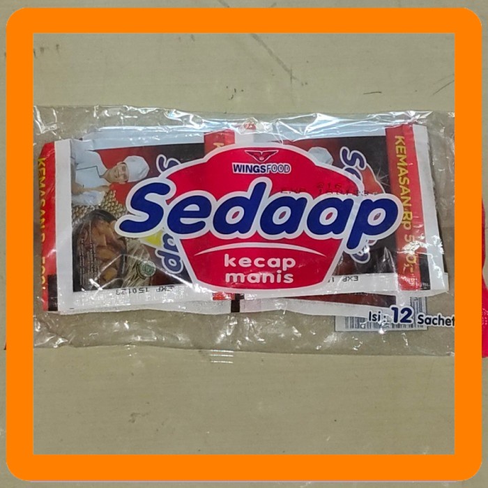 

Kecap SEDAP manis 12 sachet @16ML 1 Karton