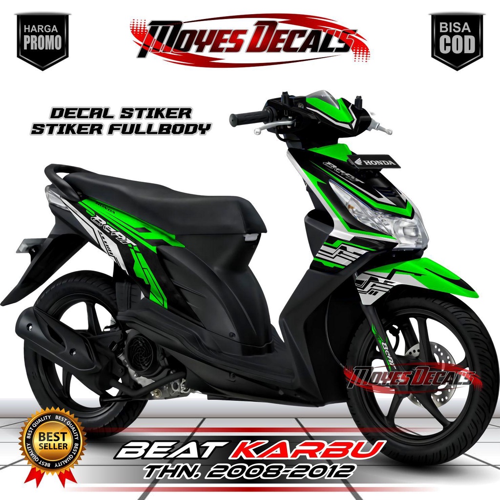 Decal Beat Karbu - Stiker Beat Karbu - Dekal Beat Karbu Full Body - Striping Beat Karbu Variasi  MOD