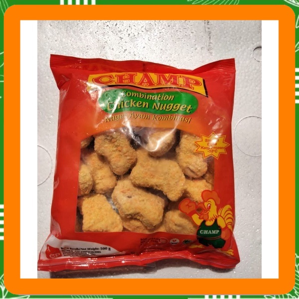 

CHAMP CHICKEN NUGGET 500 GR NAGET AYAM Best Seller