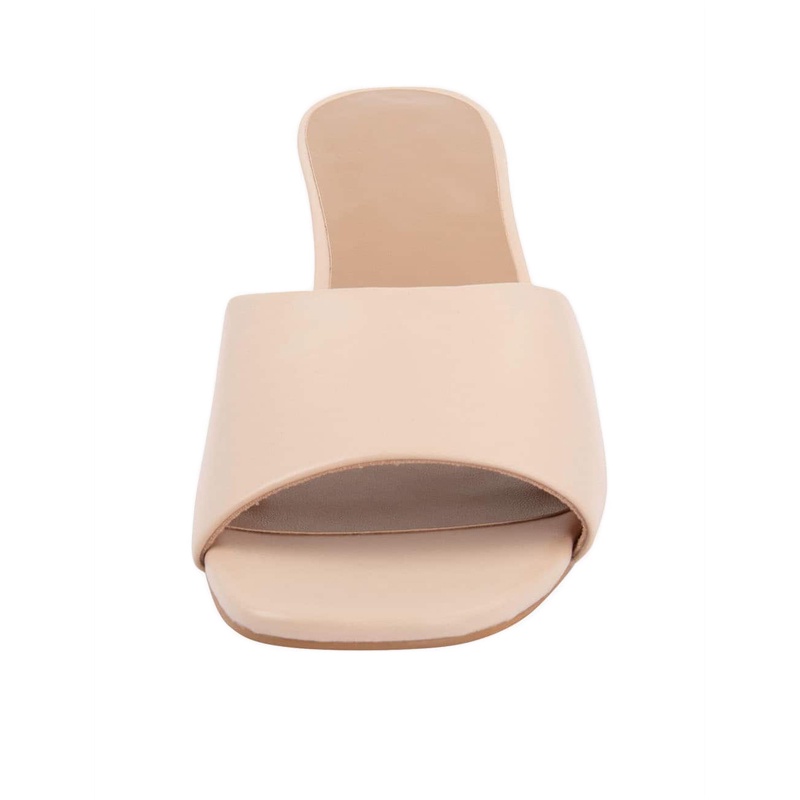 Payless Fioni Womens One Band Slide Heels - Nude_04